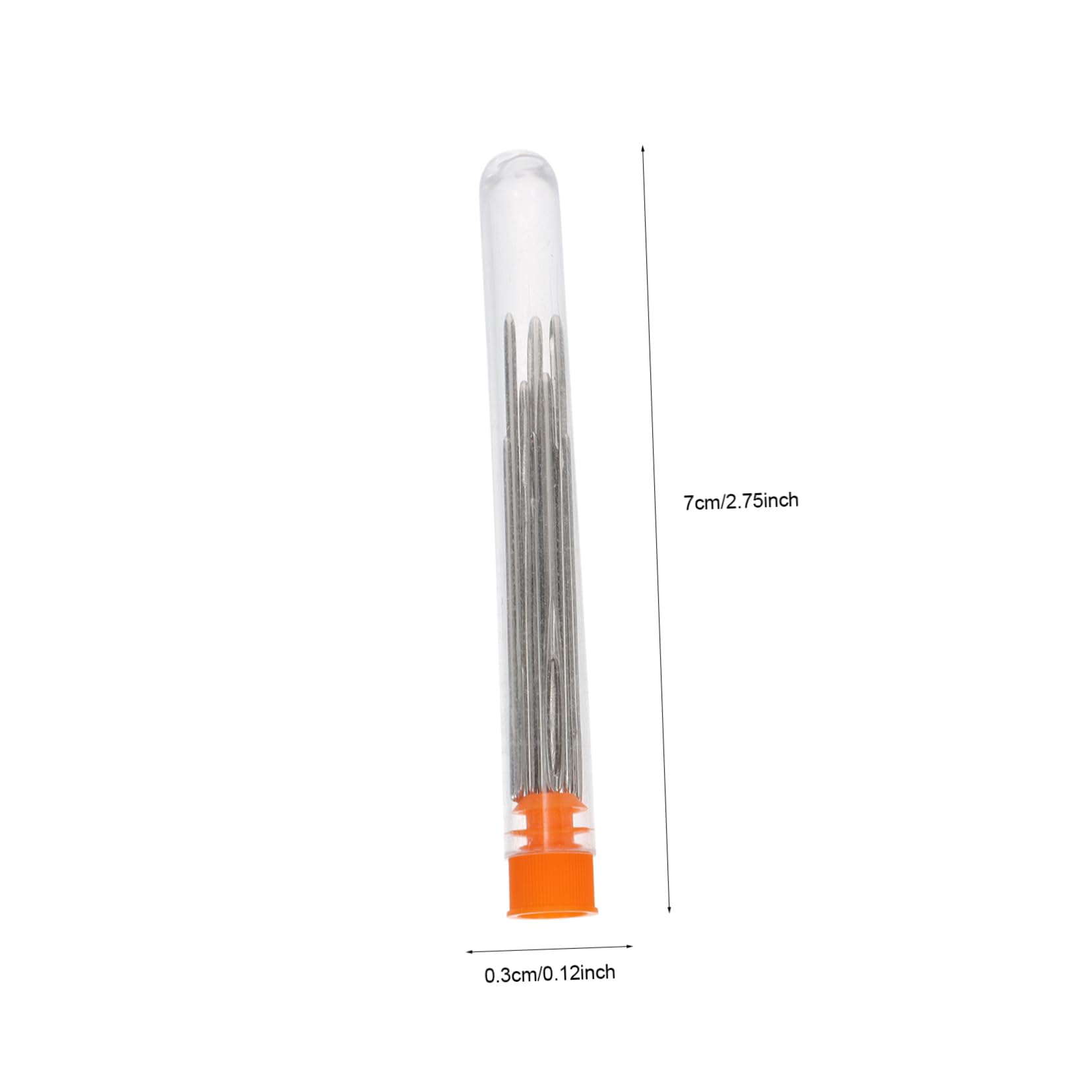 HOODANCOS Embroidery Accessory Big Eye Sewing Needles 18pcs Thread Needles Set Stainless Steel Easy to Thread for Tailors Students and DIY Enthusiasts