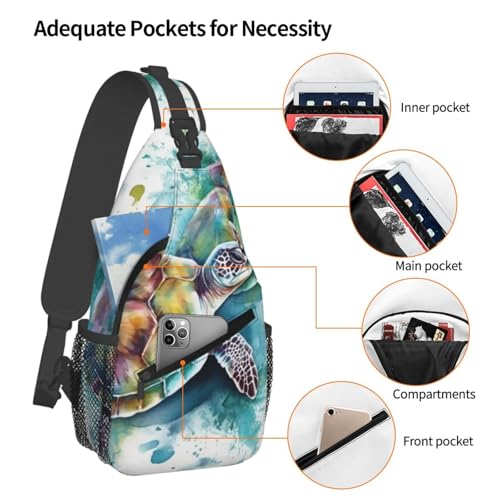 Mochila tipo bandolera pequeña para senderismo unisex miniatura 4