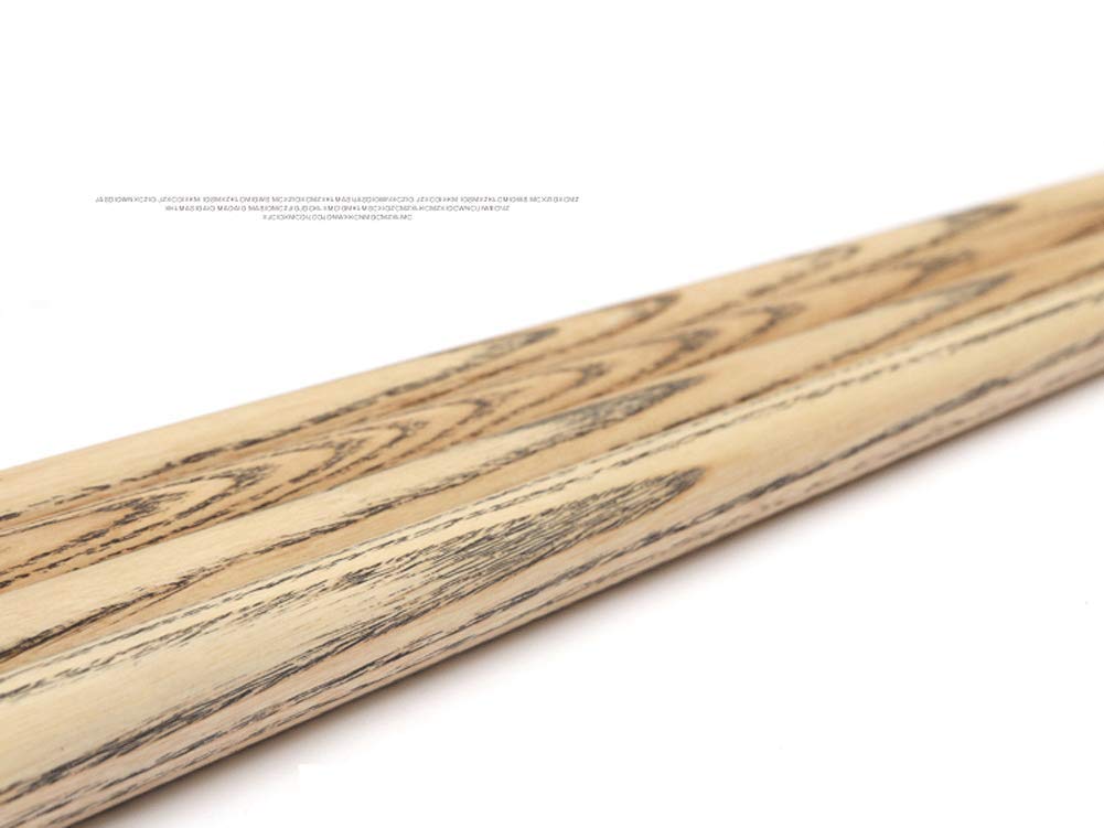 YRU 3/4 Stecca da Biliardo, Asta in Frassino Fatta A Mano 145cm 3 Pezzi con Accessori di Estensione Custodia Rigida/Borsa da Scegliere 18,5 OZ