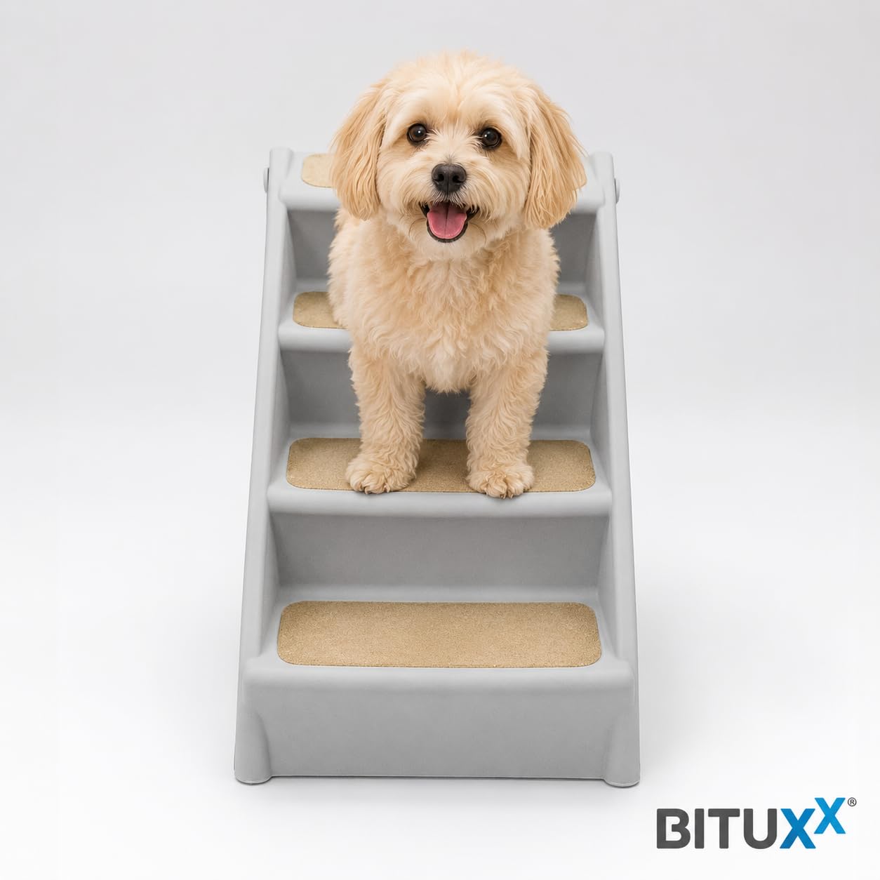 ANIMEL Hundetreppe Tiertreppe Katzentreppe Welpentreppe Haustiertreppe Treppe Hund Katze Einstiegshilfe für Auto, Bett, Couch bis 100kg