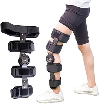 膝足首足装具装具　ヒップウォーキングブレース膝手術 右足用 Amazon.co.jp: Saiying 膝装具 ヒンジ 膝ブレース 、付き膝パッド