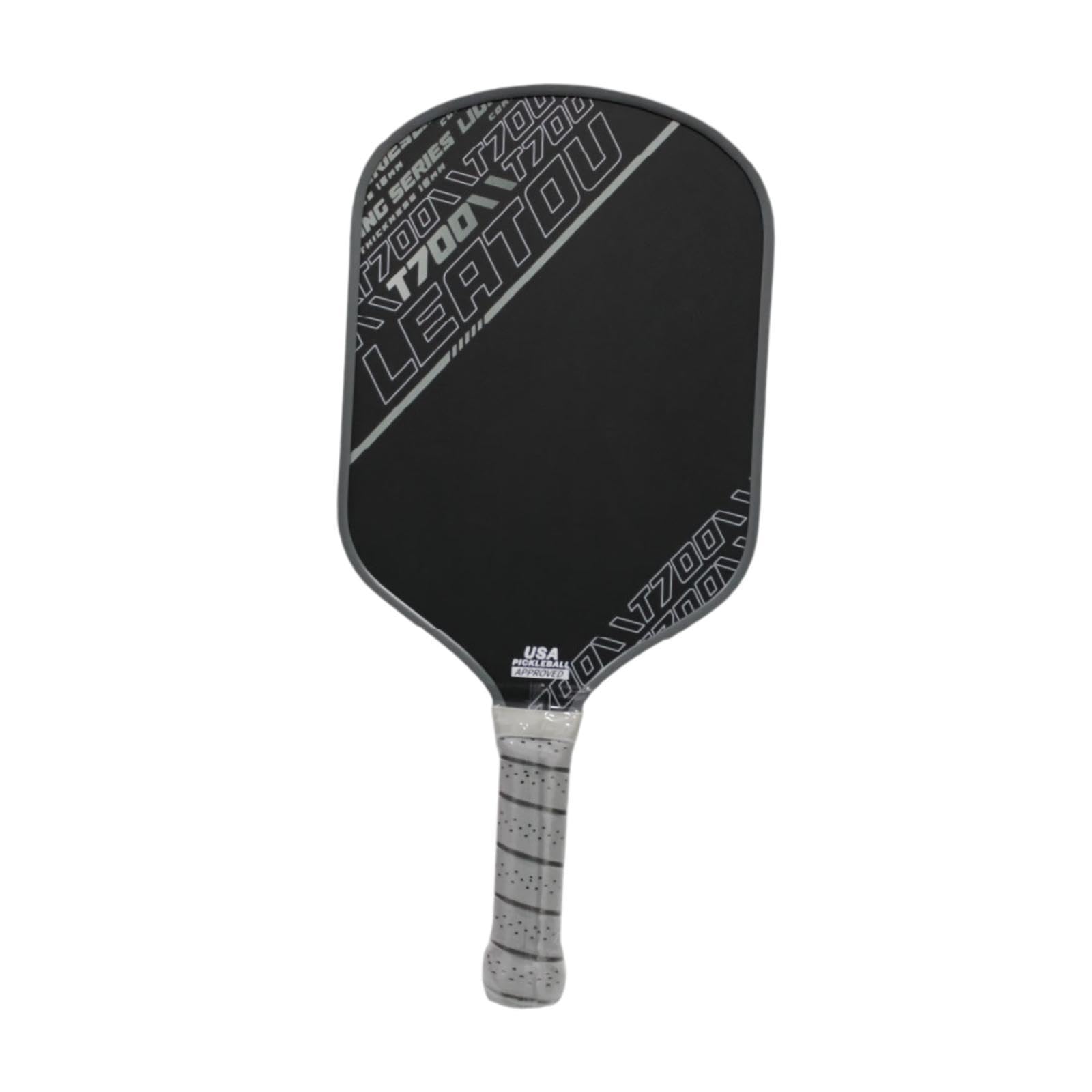Pickleball Paddle Portable Versatile Carbon Fiber for Living Room Patio Yard Gray-picture-12