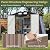 Aoxun 6'x4' Outdoor Storage Shed with Base, Brown