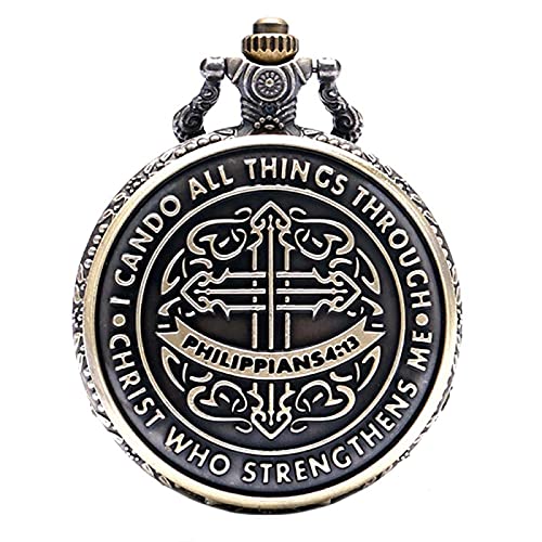 Akopiuto God Jesus Christian Pocket Watch Religious Pendants onlywatch