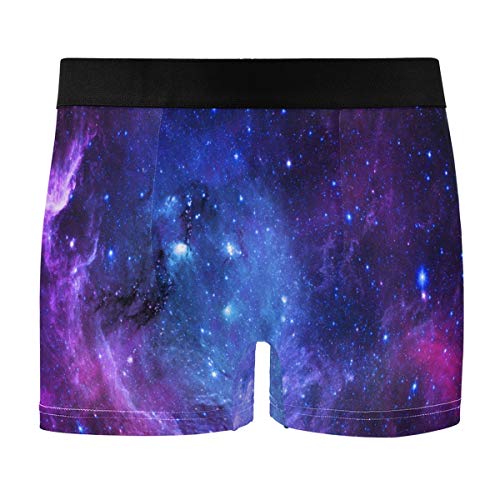 CiCily Men&rsquo;s Boxer Briefs Universe Galaxy Nebula Space Seamless Short...
