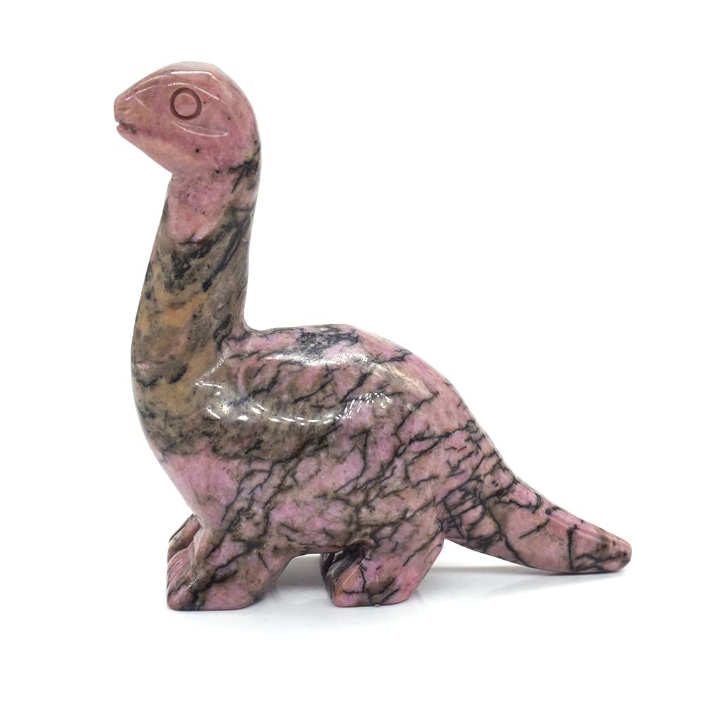 Amazon.co.jp: 2.7インチ恐竜石彫刻置物クリスタル