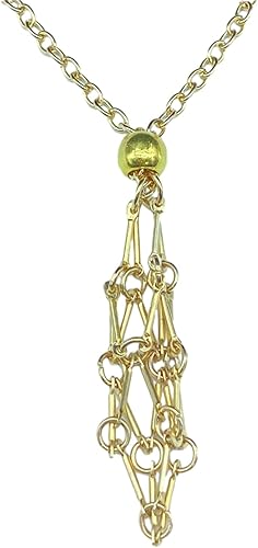 Crystal Holder Necklace, Stainless Steel Crystals Stone Cage, Durable Empty Crystal Holder Necklace, Necklace Cage with Original Ecological Retro