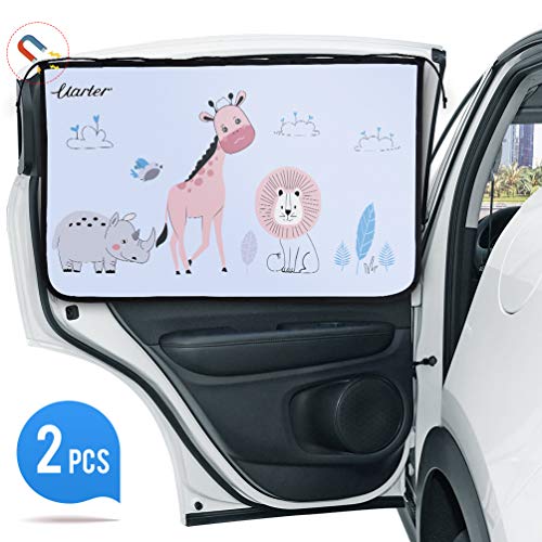 Uarter Parasol Coche, Sombra de la Ventana del Coche Cortina magnética Universal del Coche Protector de la Ventana Trasera del Coche