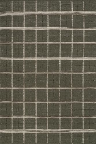 Rugs USA x Nate Berkus Downing Plaid Wool Cozy Area Rug, 7' 6" x 9' 6", Green - Image 3