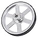 2PCS Metal Robot Wheel, Replacement, Neoprene Tire Tread, Great Traction for Industrial Robot Parts