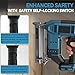 Cordless Brad Nailer for Makita 18V Battery (Tool Only), 2-in-1 Electric Nail/Staple Gun, 18 Gauge Brushless with 2000 Nails for Wood Carpentry, 2 Modes (for Makita)