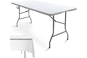 CARTMAN 6FT Folding Table - The Perfect Portable Dining Solution
