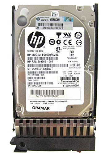 for HP ST900MM0006 900GB 6G SAS 10K SFF 2.5" HDD (665749-001,653569-004,781514-004,641552-004)