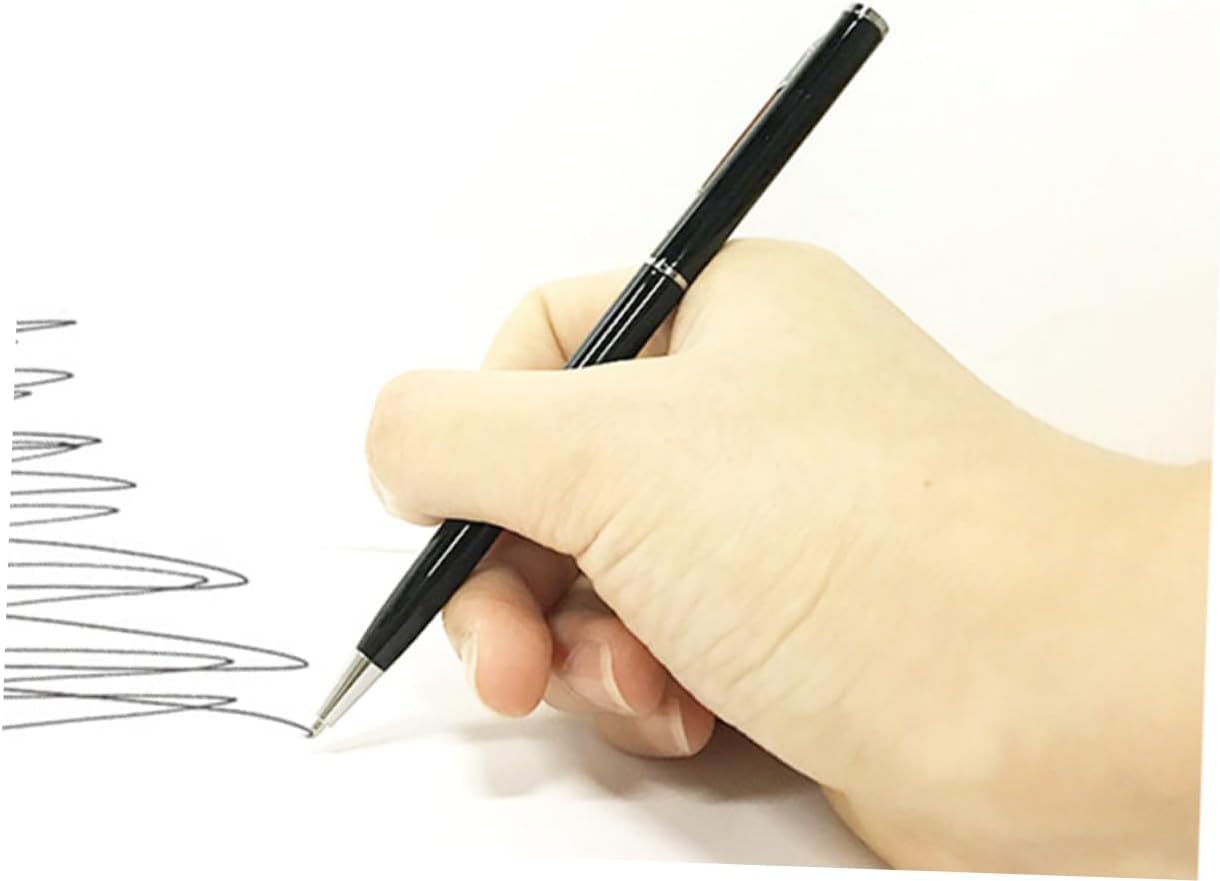 Długopis z atramentem neutralnym Zestaw 3 metalowych długopisów żelowych z końcówką kulkową, wielokolorowych, 13,7 x 0,7 cm