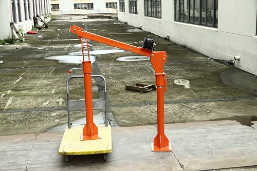 Grúa eléctrica plegable para camioneta 1100 lb con cabrestante eléctrico miniatura 6