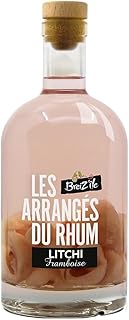 Breiz'Ile - Les arrangés du rhum - Litchi/Framboise - Punch au rhum - 28,0% Vol. 70cl