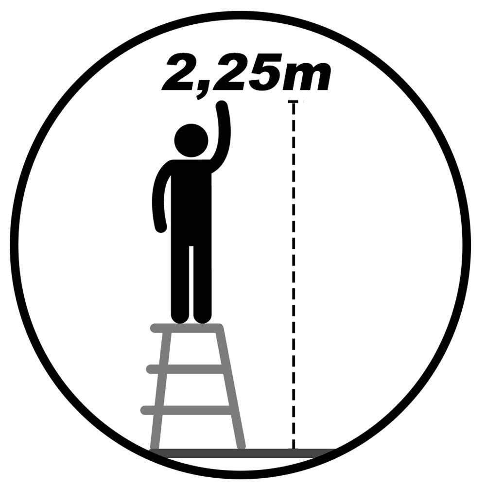 BTF Taburete Escalera de Aluminio 3 Peldaños | Plataforma Antideslizante y Ligero (2,9kg) | Escalera Doméstica Plegable de Seguridad, Carga Máx. 150kg, Certificado EN14183 | Ideal para Cocina y Hogar