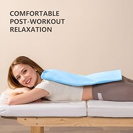 Boncare Stay-On Large Vinyl Electric Heating Pad for Neck and Shoulders and Back Without Auto-Off, Low & High Heat Levels, Waterproof Hot Heat Pad with Washable Cover (12x24, 1-Pack)