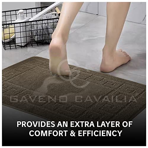 GC GAVENO CAVAILIA Ultra Plush 2 Piece Greek Bath Mat Anti Slip Pedestal Set, Extra Absorbent 100% Polypropylene Bathroom Toilet Rug, Regular (50x80, 50x40 cm), Mocha - Cosy Home Interiors GC GAVENO CAVAILIA Ultra Plush 2 Piece Greek Bath Mat Anti Slip Pedestal Set, Extra Absorbent 100% Polypropylene Bathroom Toilet Rug, Regular (50x80, 50x40 cm), Mocha - Image 4