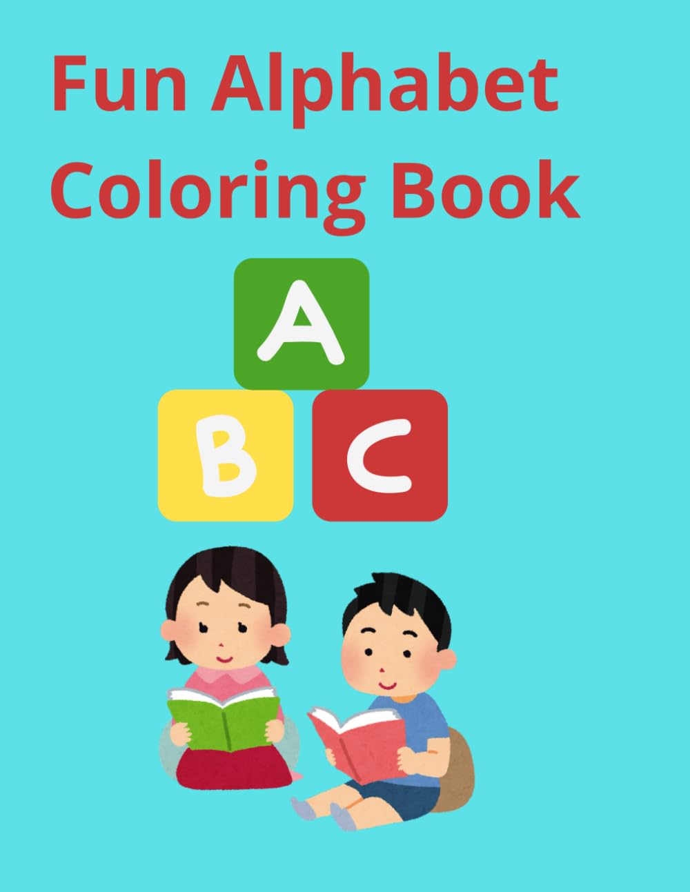 The english alphabet coloring book