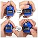 ALDMIO 12 Pcs Hand Tally Counter, 4 Digit Mechanical Tally Counter with Metal Finger Ring, Hand Held Counter Clicker for Counting Numbers Knitting Coaching Golf Lap Fishing School Sports Event