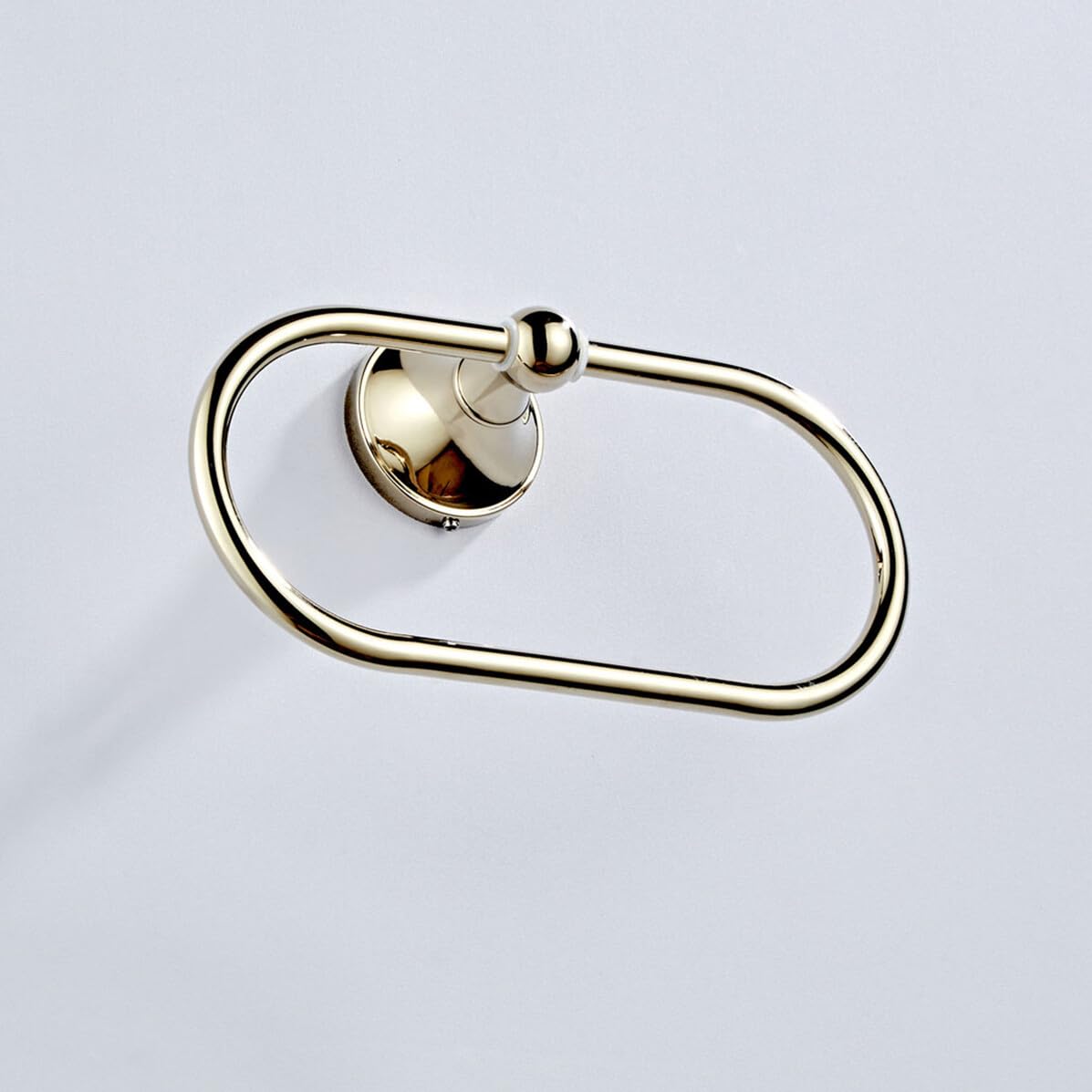 Toallero de Pared Ovalado Moderno Toallero para Baño y Cocina de Pared Hogar