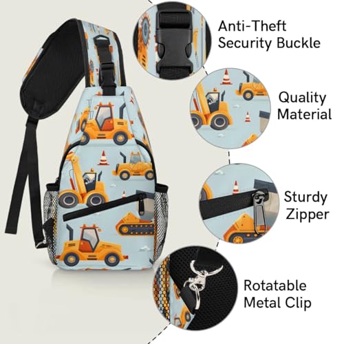 Sling Bag bolso cruzado unisex para senderismo y viaje miniatura 3