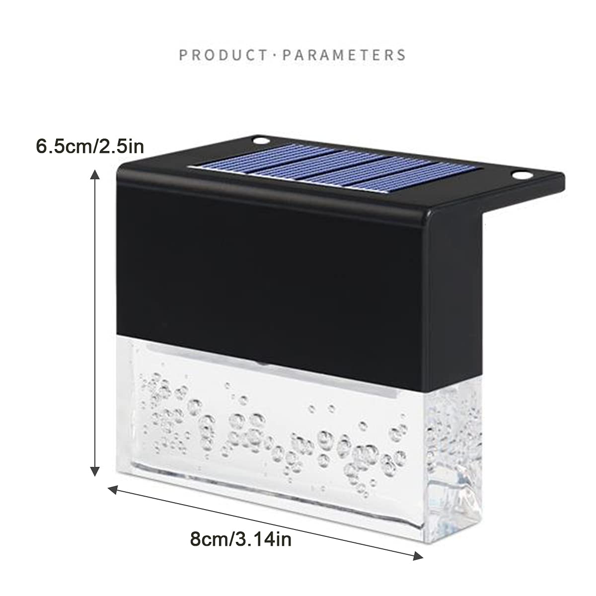 Lampy płotowe solarne na zewnątrz, światła stopniowe RGB, wodoodporne solarne światła do pokładu, lampy ścienne LED do ogrodu na ścieżkę, podwórko, patio, schody, stopnie i płoty, 4 szt
