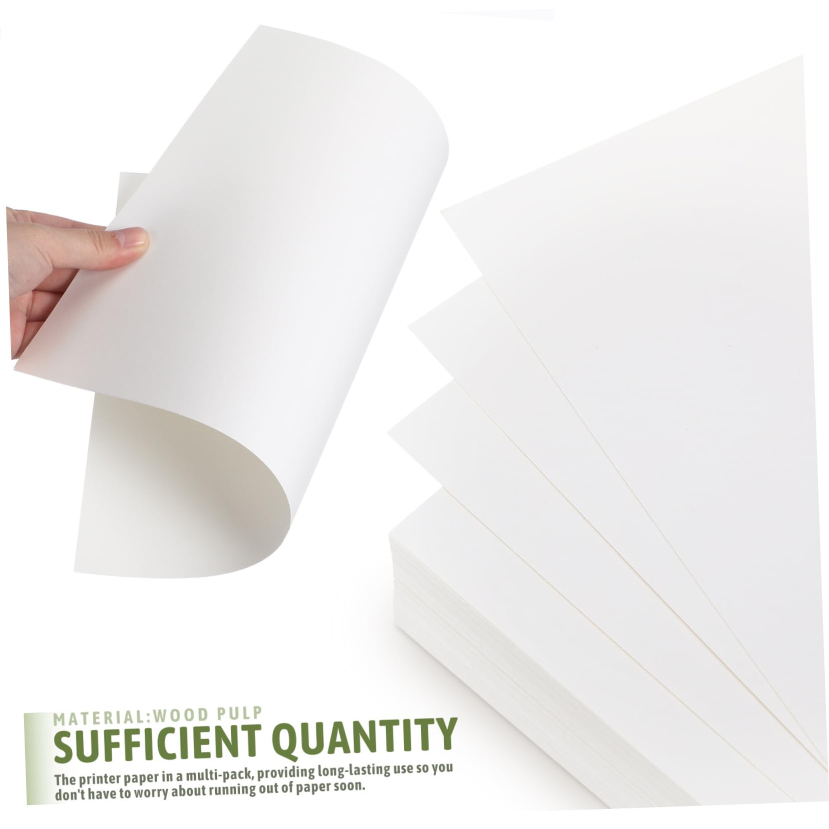 Housoutil Druckerpapier A4 100 Blatt Beige Stoff mit Glatter Oberfläche Kompaktes Kopierpapier für Kleinen Bürobedarf