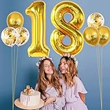 Zoom IMG-2 foil palloncini numeri 18 oro Zoom IMG-2 foil palloncini numeri 18 oro