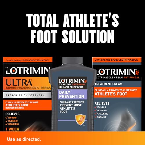 lotrimin ultra 1 week athlete39s foot treatment prescription strength butenafine hydrochloride 1 cures most athletes foot between toes cream 11 oz