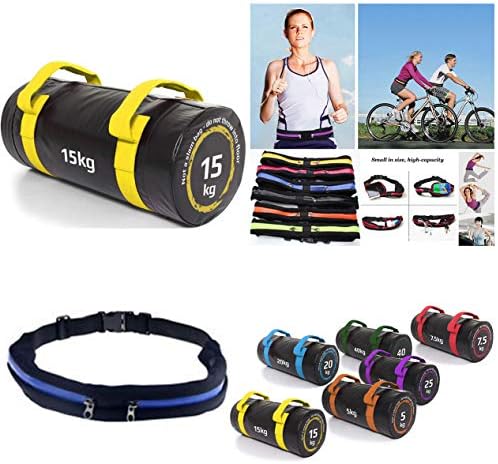 HK Online NEOPRENE or RUBBER HEX DUMBELLS Set, CAST IRON or VINYL KETTLEBELL, WEIGHTED BAG, SUMO Squat, WALKING Lunges, Weight Training, Cardio & Twin Zip GYM BELT