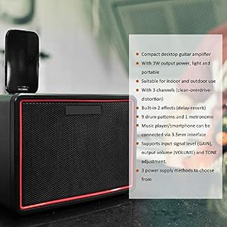 Amplificateur de Guitare électrique, Mini Ampli de Guitare 3W Petit Amplificateur de Guitare électrique Haut-parleur… - Les Beatles, Paul McCartney, John Lennon, RIngo Starr, George Harrison Amplificateur de Guitare électrique, Mini Ampli de Guitare 3W Petit Amplificateur de Guitare électrique Haut-parleur… – Image 5
