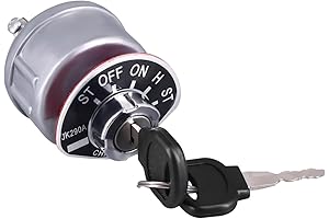 Jinma Ignition Starter Switch with Instruction Sheet Replaces JK290A QD100C3