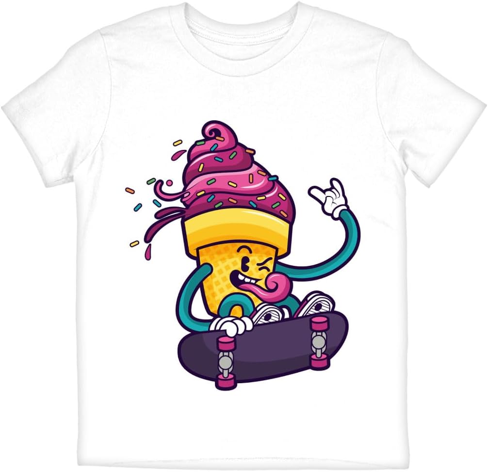 Ice Cream Skate Kids' T-Shirt - Gifts for Ice Cream Lovers - Unique Gifts