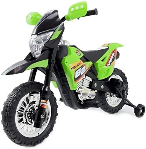 Indalchess Moto eléctrica Infantil 6v All-Road Touring Motor, Verde