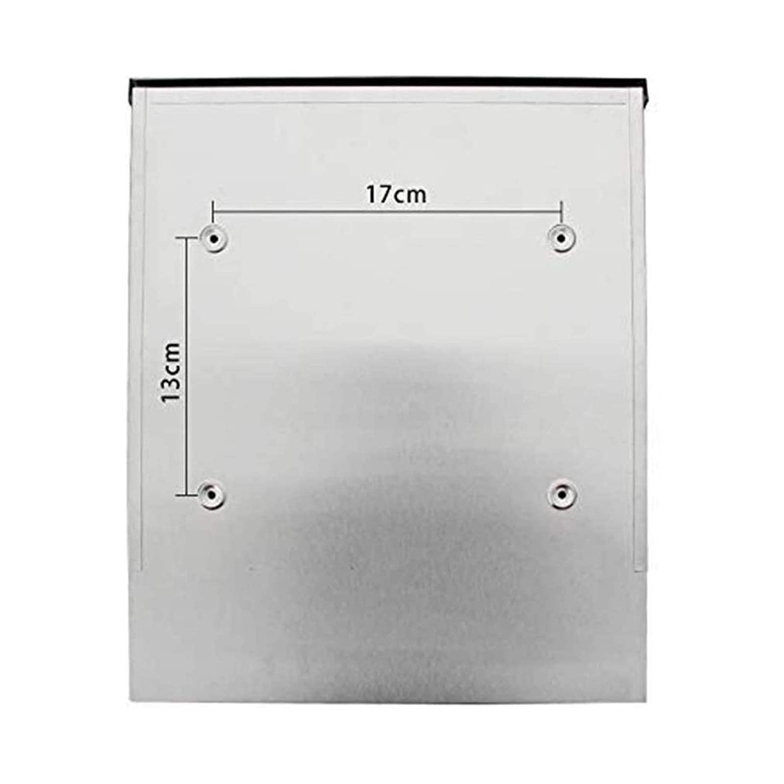 Serrure de boîte aux Lettres en Acier Inoxydable, Verticale Externe Traditionnelle, rétro, à la Mode, Durable, Simple et élégante