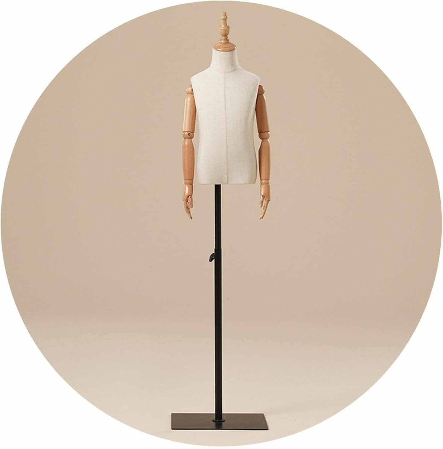 CONGRUI Mannequins Torso, Height Adjustable Fashion Model Child Dummy Children's Sewing Dress Style