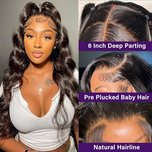 1b/27 Body Wave Lace Front Wigs Human Hair 24 Inch+13x6 Body Wave Lace Front Wigs 30 Inch