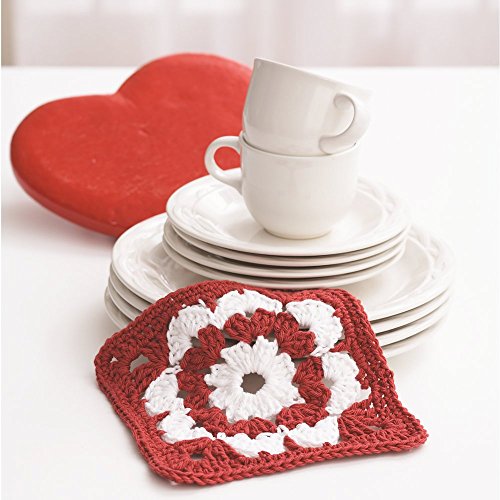 Image of Lily Sugar 'N Cream The Original Solid Yarn, 2.5oz, Medium 4 Gauge, 100% Cotton - Wine - Machine Wash & Dry