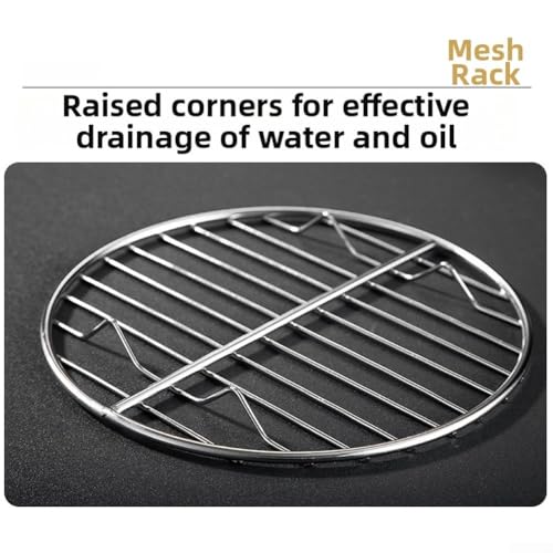 Plaque de cuisson en acier inoxydable avec plaque à biscuits et grille pour four