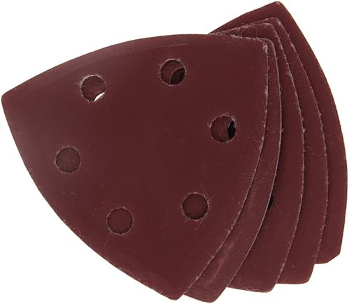 Miniatura 9 de Utoolmart Papel de lija para detalles, papel de lija triangular, almohadillas de lijado de gancho y bucle, multiherramienta oscilante triangular, 15