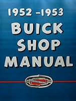 1952 Buick Repair Shop Manual Reprint Special, Super, Roadmaster B00JL19EH4 Book Cover