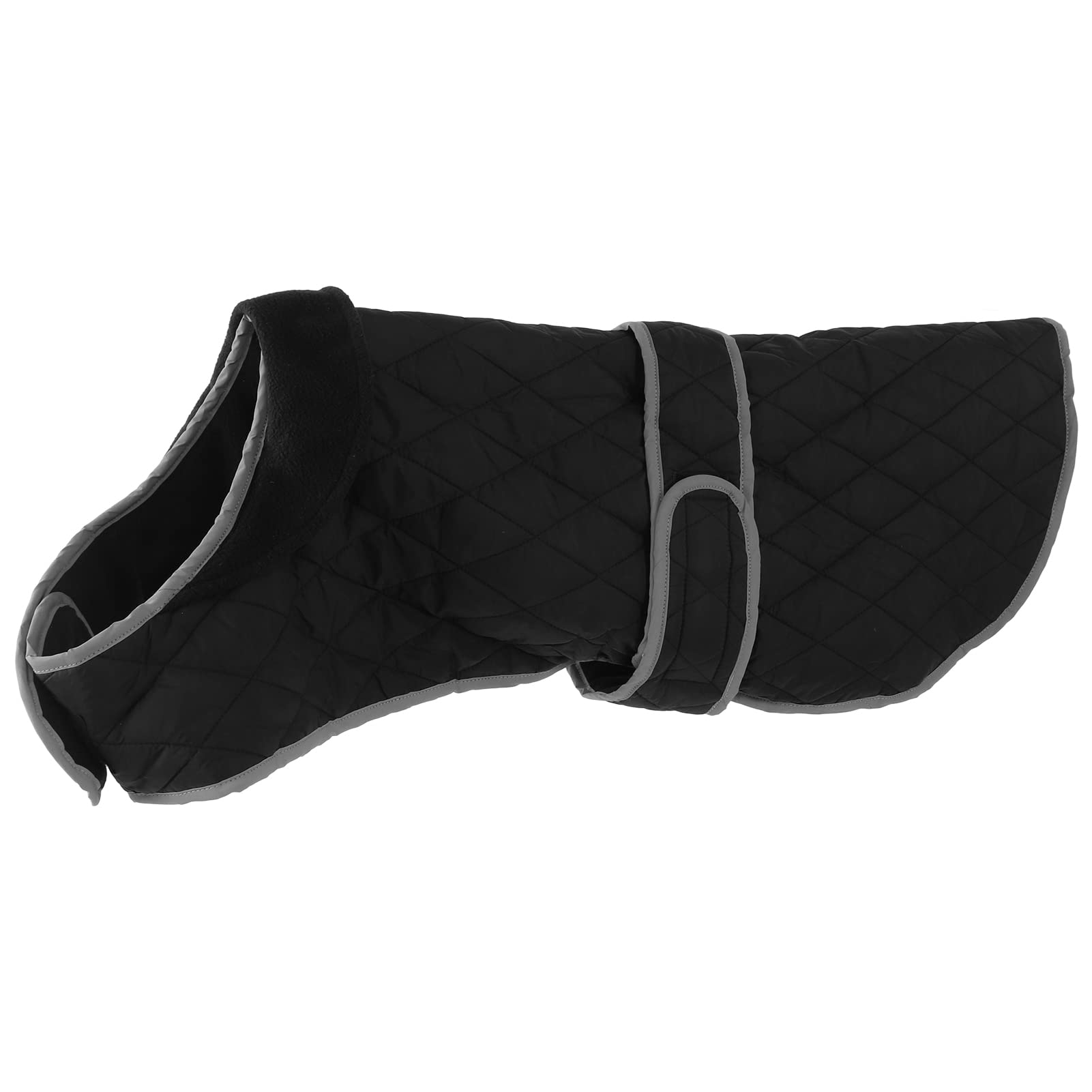 PURRL Reflektierender, wasserdichter, winddichter Hundemantel für kaltes Wetter, warme Hundejacke, Winter-Hundeweste für mittelgroße und große Hunde, Schwarz (L) Little Surprise