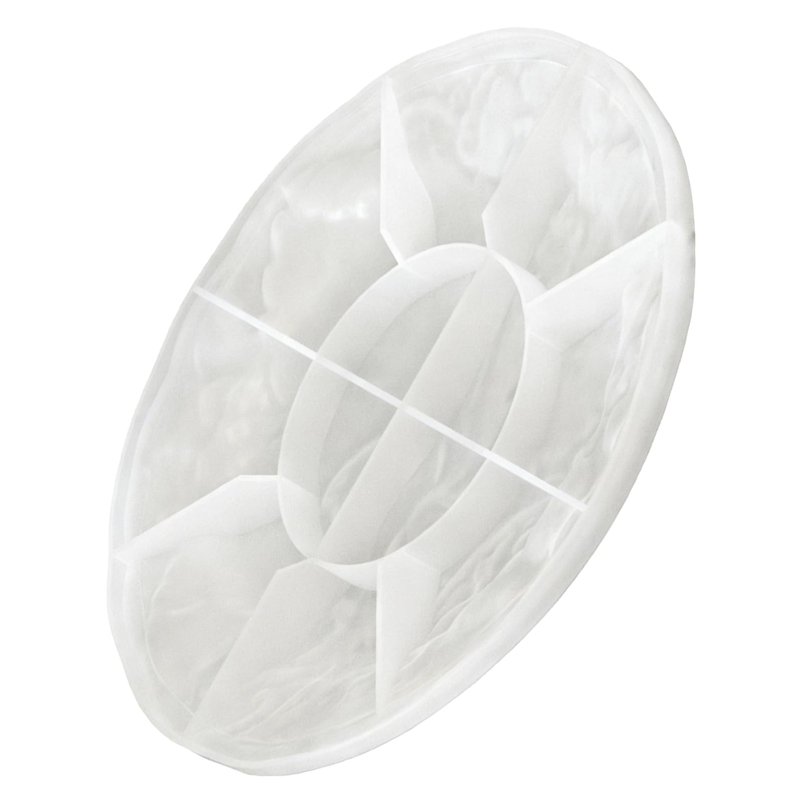 Zxfdsfdbnm Embossed Fruit Round Tray Silicone Mold Food Grade Silicone Crafting Tool for Resin Casting Jewelry Tray Craft Mold