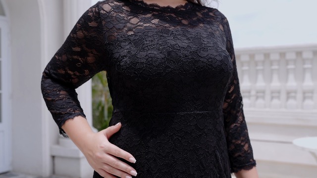 Amazon.com: Formal Dresses for Women Plus Size Black Evening Gowns Lace  Elegant Mermaid Mother Wedding Guest Long Prom Dress 2024 : Clothing, Shoes  & Jewelry