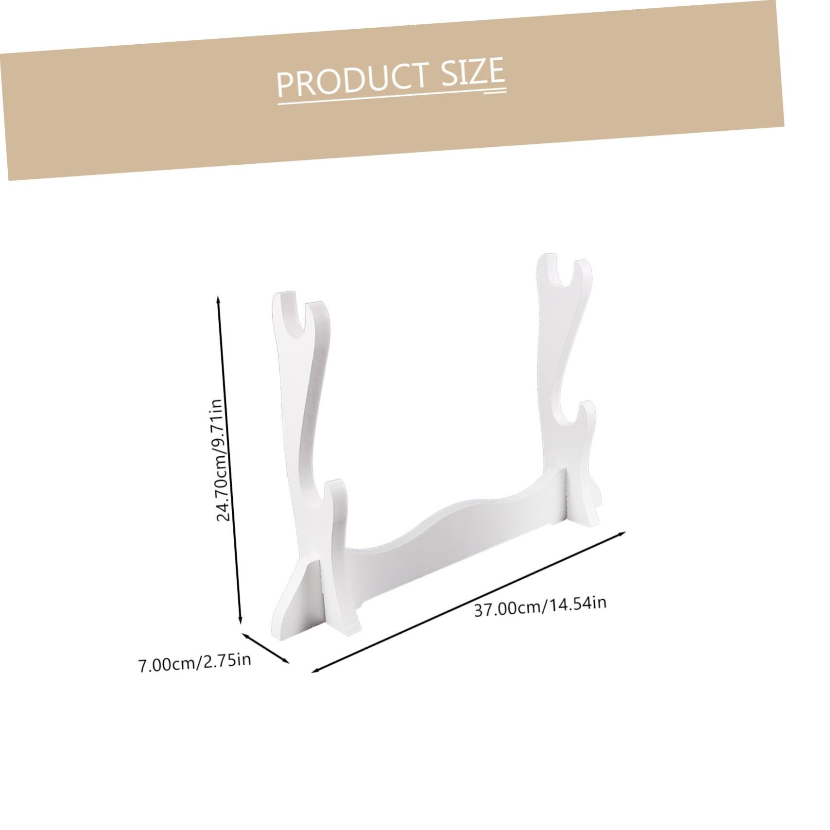 Healifty Flute and Sword Display Rack Elegant Storage Stand for Swords and Flutes Stylish Home Decor for Collectors and Retail Displays and Reliable Design