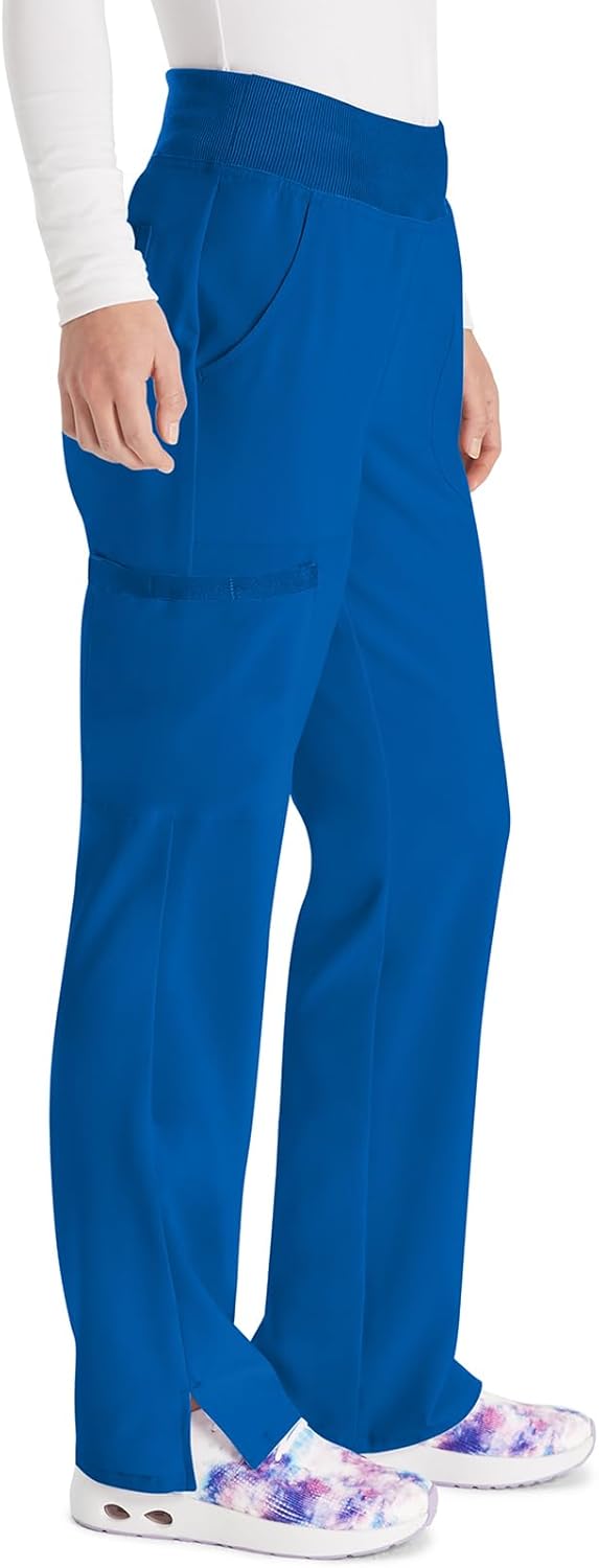 EDS Essentials Scrubs for Women, Yoga-Inspired Pull-On Pant with Four-Way Stretch and Moisture Wicking DK005 - Image 6