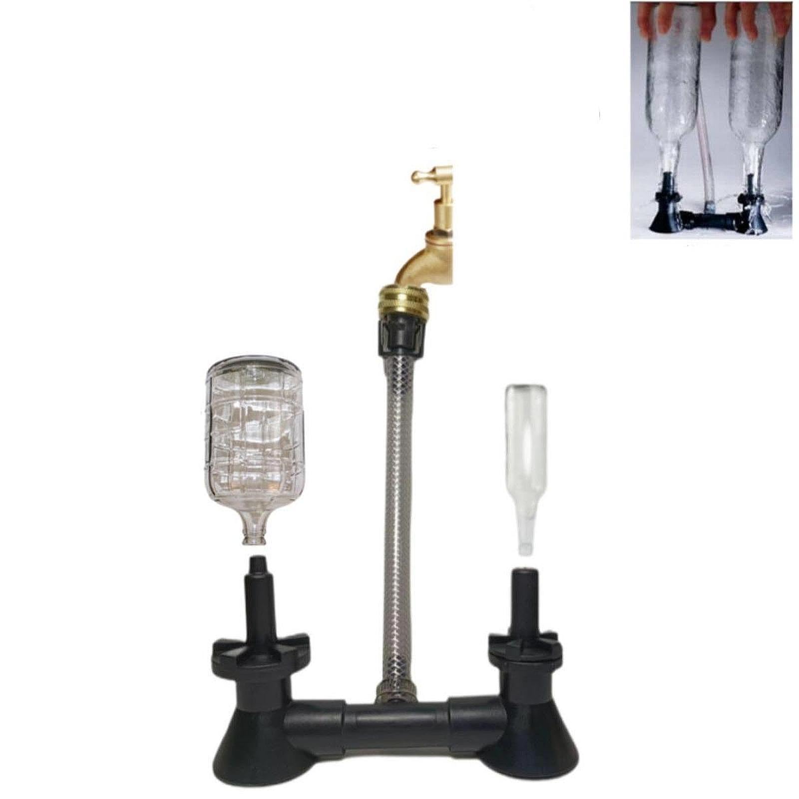 Sharplace Dispositivo di Pulizia per Lavabottiglie, Lavatrice, Sciacquatrice per Bottiglie per Bar E Laboratorio
