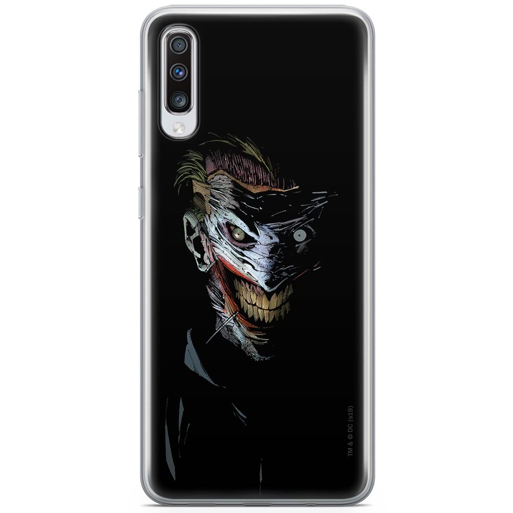 ERT GROUP mobile phone case for Samsung A70 original and officially Licensed DC pattern Joker 011 optimally adapted to the shape of the mobile phone, case made of TPU